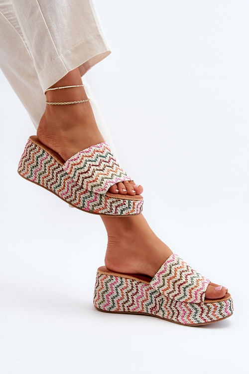 Women's Wedge Sandals White Vanarila