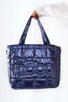 Quilted Strap Handbag NOBO L3030 Navy Blue