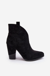 Leather Cowboy Boots On A Heel Black Tanner