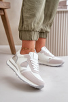 Women's Glitter Sneakers White Velaniela