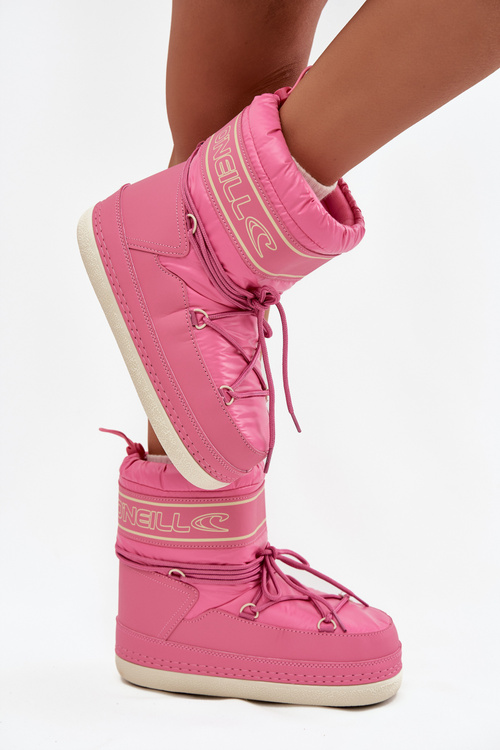 Women's Snow Boots with Laces O'NEILL LISA WOMEN HIGH 90253012.01U Pink