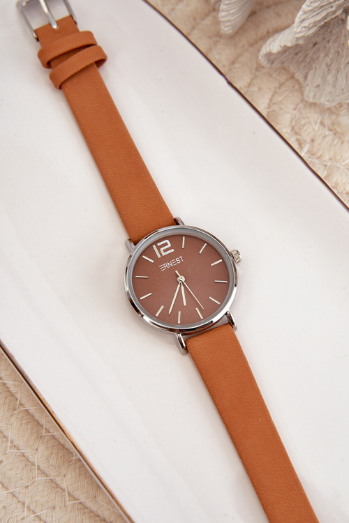Damski Zegarek Ciemnobeżowy Ernest Sandmill