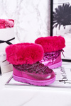 Children's Snow Boots With Fur Fuchsia Nicola
