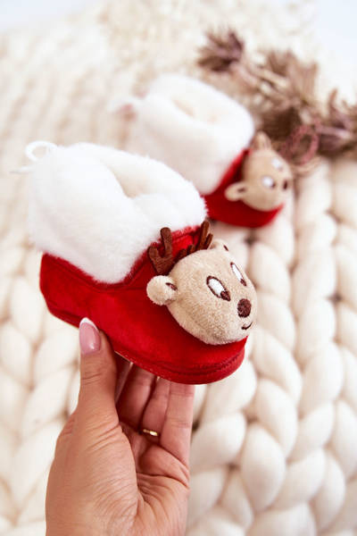 Children's Warm reindeer Red