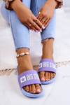Women's Slippers Big Star JJ274A525 Violet-Blue