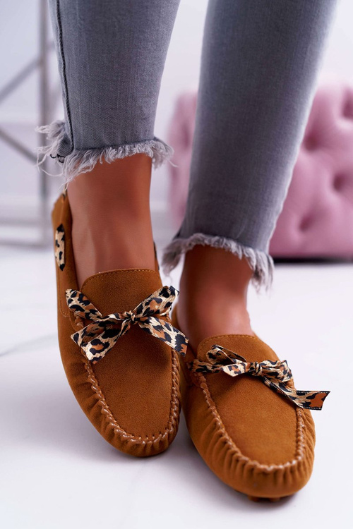 Lu Boo Comfortable Camel Plummy Women's Moccasins Lu Boo Comfortable Camel Plummy