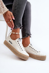 Trainers With Braid Lee Cooper LCW-24-44-2410 White