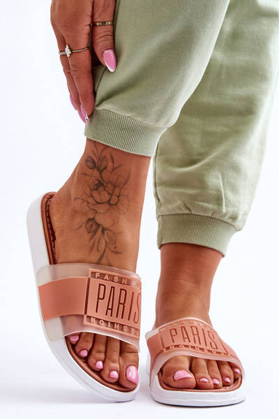 Klapki Damskie Sportowe Nude Sunrise