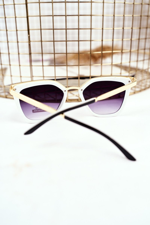 Women's Sunglasses Gold Prius PR-V07 Brown White Gradient