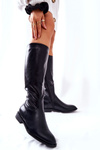Leather Insulated Boots Black Estil