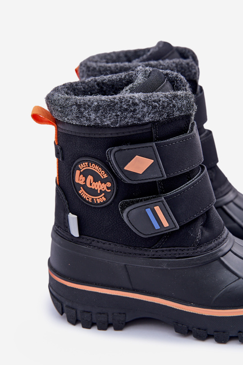 Dziecięce Śniegowce Na Rzepy Czarne Lee Cooper LCJ-24-44-2865K