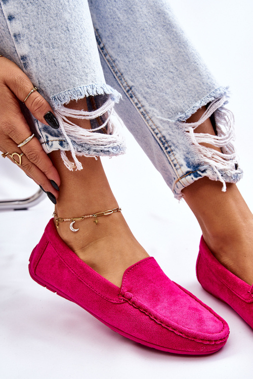 Women’s Loafers Suede Fuchsia Morreno