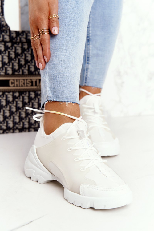 Women's Sport Shoes Sneakers White Born This Way
