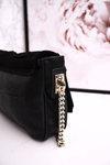 Clutch Bag With Suede Plaiting LAURA BIAGGI Black