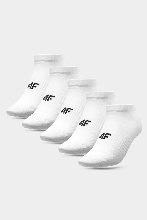 4F Women's Socks 5-PACK 4FWAW23USOCF214-10S White