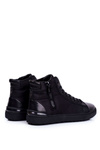 Men's Sneakers Leather Shoes GOE Black GG1N3019