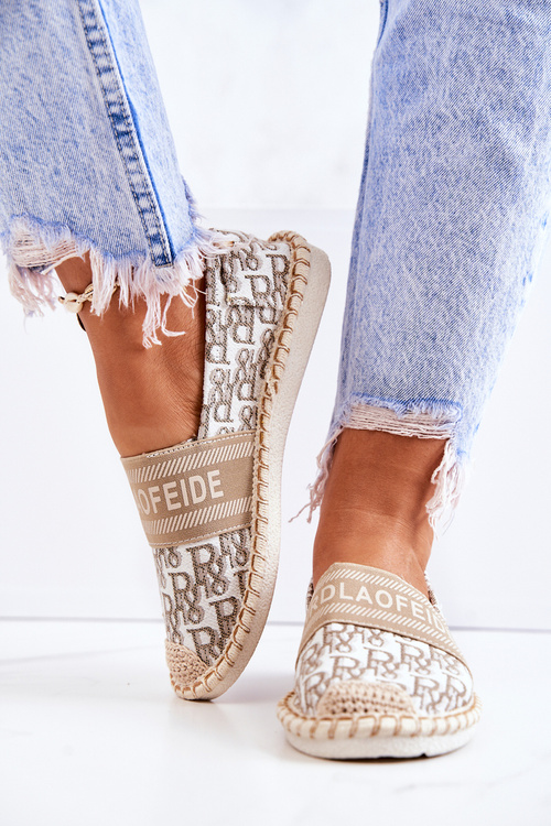 Classic Espadrilles Beige Warm Time