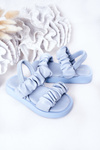 Children's Sandals With Drawstring Blue Sweetness