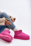 Women's Snow Boots on Thick Sole Pink Caliksa