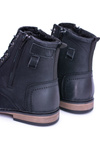 Men's Boots Leather Warmed Workers with Zips Grenda