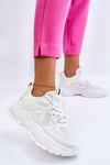 Classic Platform Sneakers White Larec