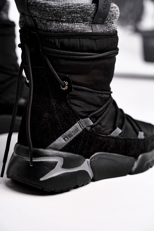 Damskie Śniegowce Big Star Czarne GG274628