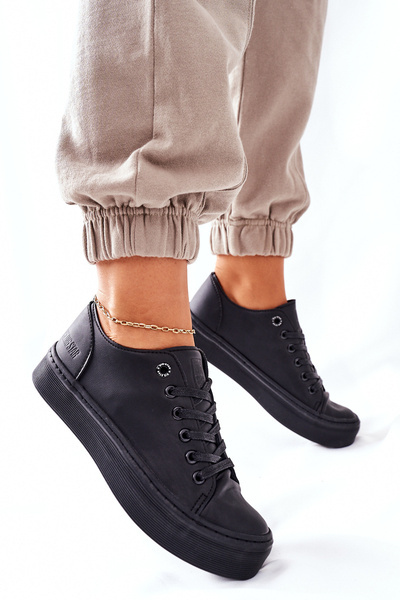 Women's Sneakers On A Platform BIG STAR II274098 Black