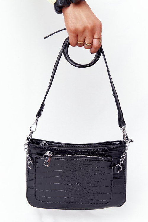 Small Shoulder Bag With A Sachet Paris Black
