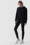 Womens Hoodie Pullover 4F Black 4FWMM00TSWSF1468-20S