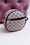 Handbag Chest Round Beige and Black