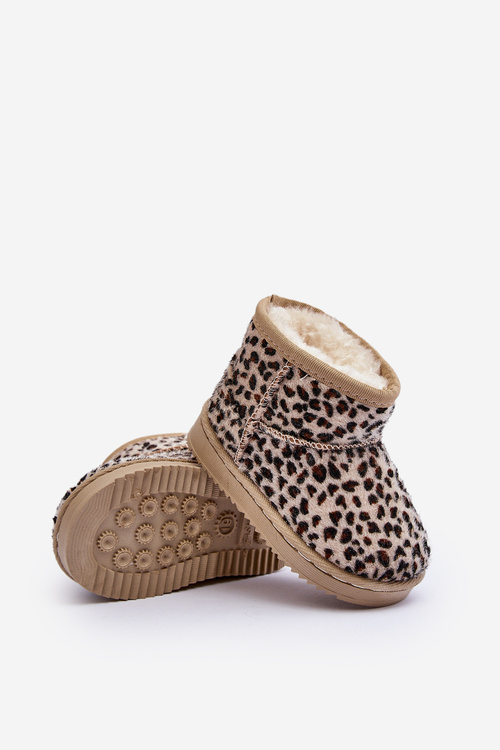 Children's Padded Snow Boots Beige Gooby