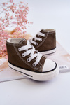 Children's High Sneakers Khaki Filemon