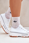 Low Women's Sneakers On Platform White Aradwin