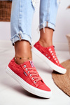 Women's Sneakers Big Star Red DD274449