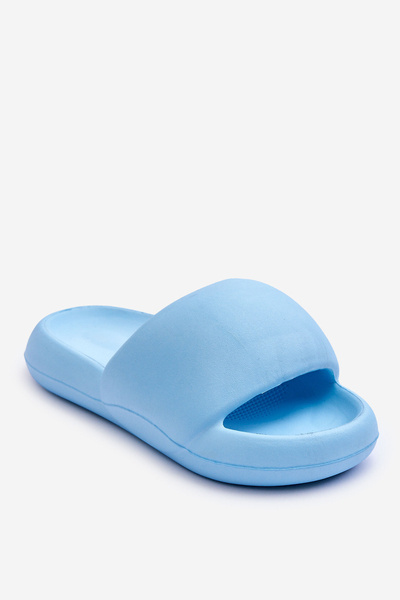 Women's Lightweight Foam Platform Slippers Blue Milton