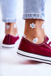 Women's Classic Sneakers maroon Be Mine