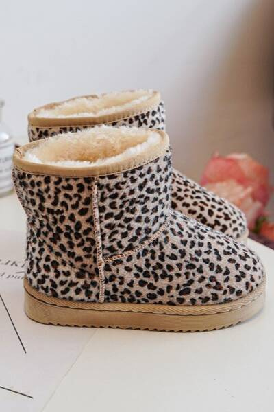 Children's Padded Snow Boots Beige Gooby