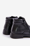Men's Boots With Insulation Eco Leather Black Lilari