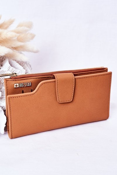 Leather Wallet Big Star HH674010 Camel