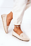 Women's Suede Loafers Beige Madelyn