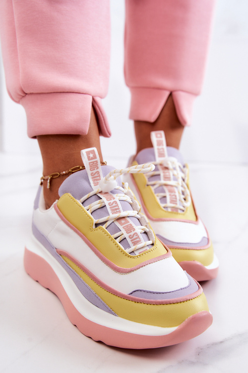 Sportowe Buty Sneakersy Big Star Multikolor JJ274A511