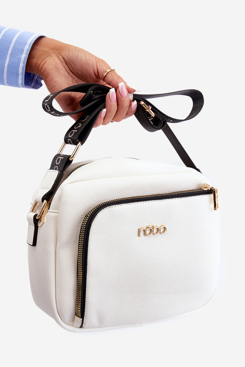 Crossbody Bag Made of Eco Leather NOBO BAGP990-K000 White