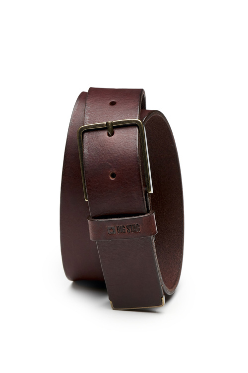 Leather Men's Belt Big Star HH674117 Brown