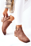Women's Suede Boots Warmed Beige Joaliene