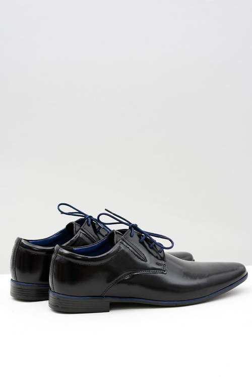 Black Men's Marcello Business Semi Shoes