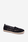 Lace Espadrilles Women Black Adelira
