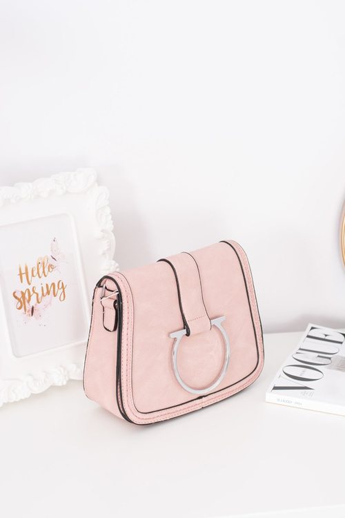 Damska Różowa Elegancka Listonoszka 