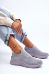 Women's Slip-On Sports Shoes Grey Claris
