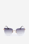 Women's UV400 Sunglasses Gold-Black