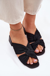 Ladies Heeled Sandals Maciejka 06955-01 Black